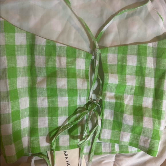 MARA HOFFMAN
Carrie Square-Neck Gingham Hemp Top - Picture 5 of 8